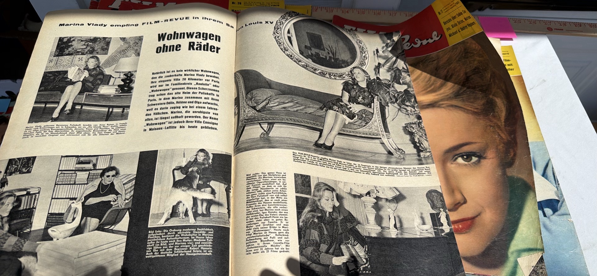 Vintage 1961 Film Revue German Magazines - Lot Of 25 - image 4 of 16