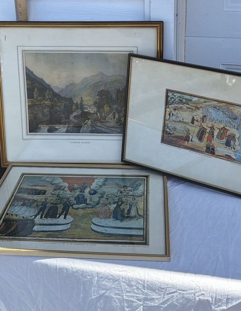 Three Framed Art Prints - image 1 of 19