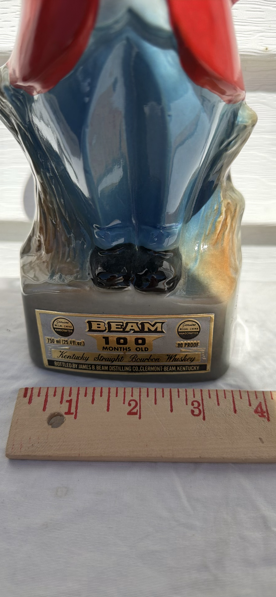 Vintage 1977 Jim Beam Beaver Valley Beaver Figurine Bourbon Decanter - image 4 of 7