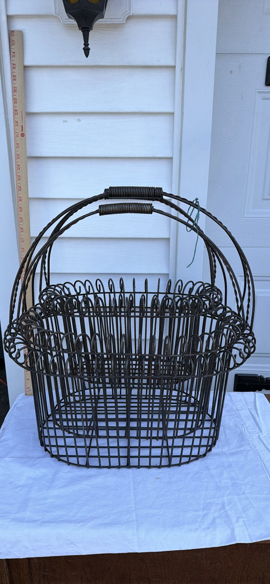 Set of Three Metal Wire Baskets with Handles - image 1 of 3