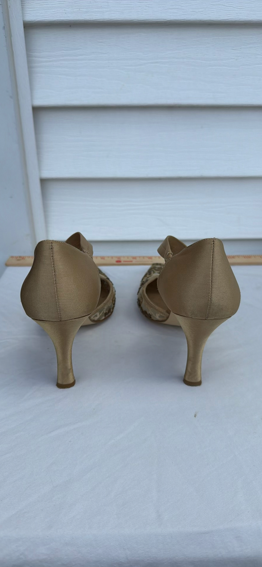 Nina Beaded Pointed-Toe Heels SIZE 10 M - image 3 of 7