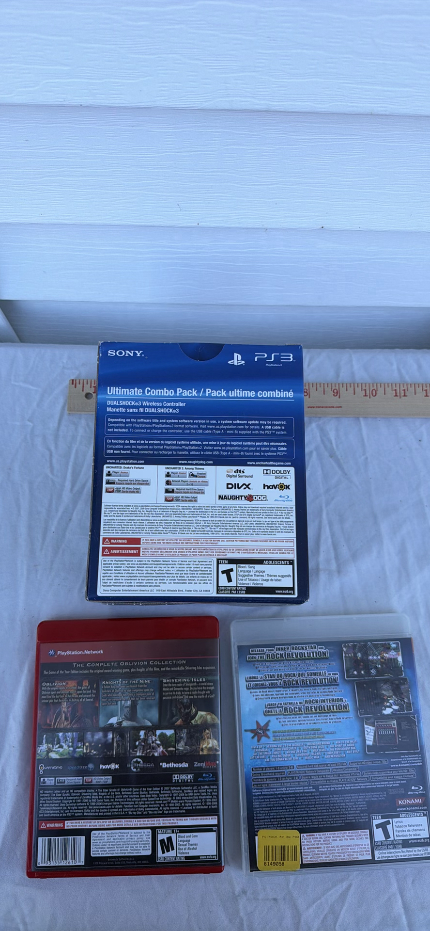 USED Sony PlayStation 3 Ultimate Combo Pack and PS3 Game Titles - image 5 of 7