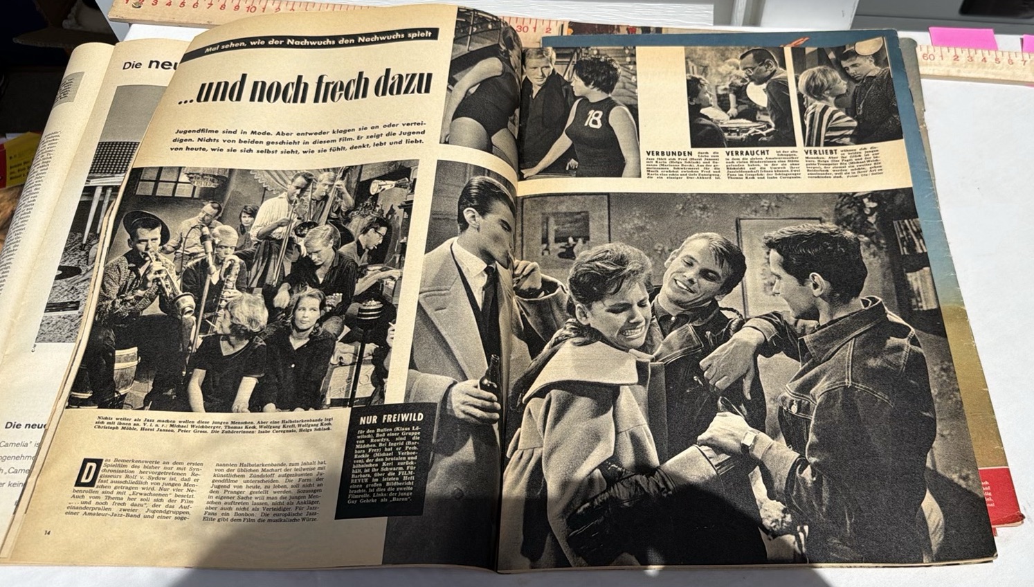 Vintage 1959 Film Revue German Magazines - Lot Of 4 - image 11 of 16