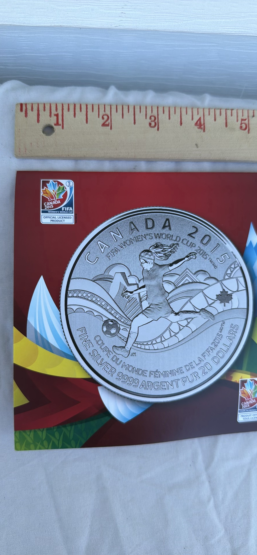 Canada 2015 FIFA Women’s World Cup $20 Silver Coin Set - image 2 of 11