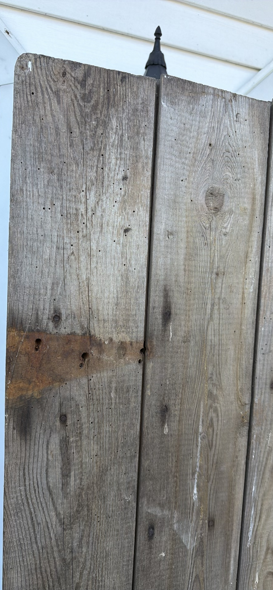 Antique Wooden Z Frame Barn-Style Door Panel - image 10 of 14