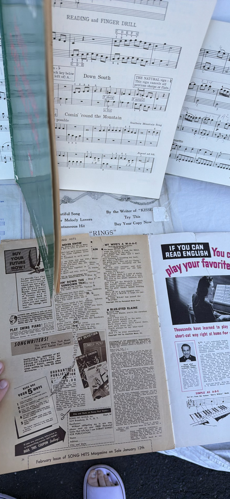 Vintage Sheet Music and Music Publications Collection - image 14 of 15