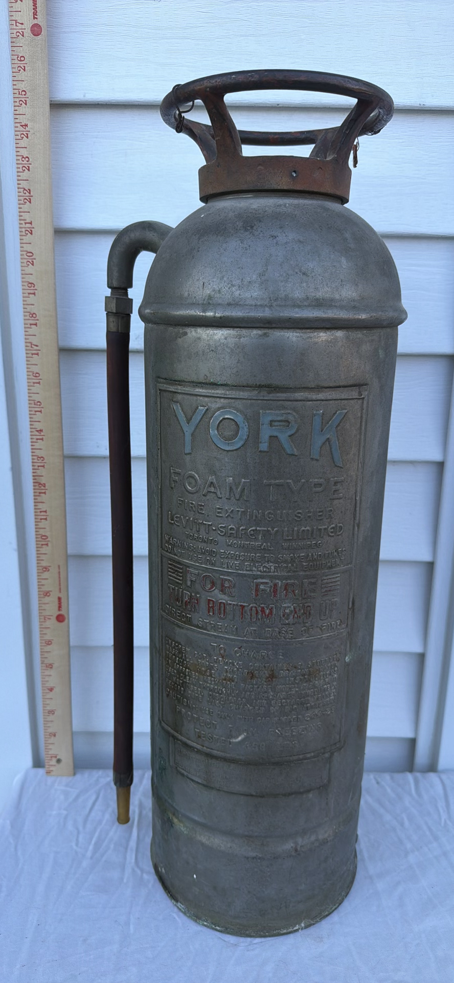 York Antique Foam Type Fire Extinguisher - image 1 of 5