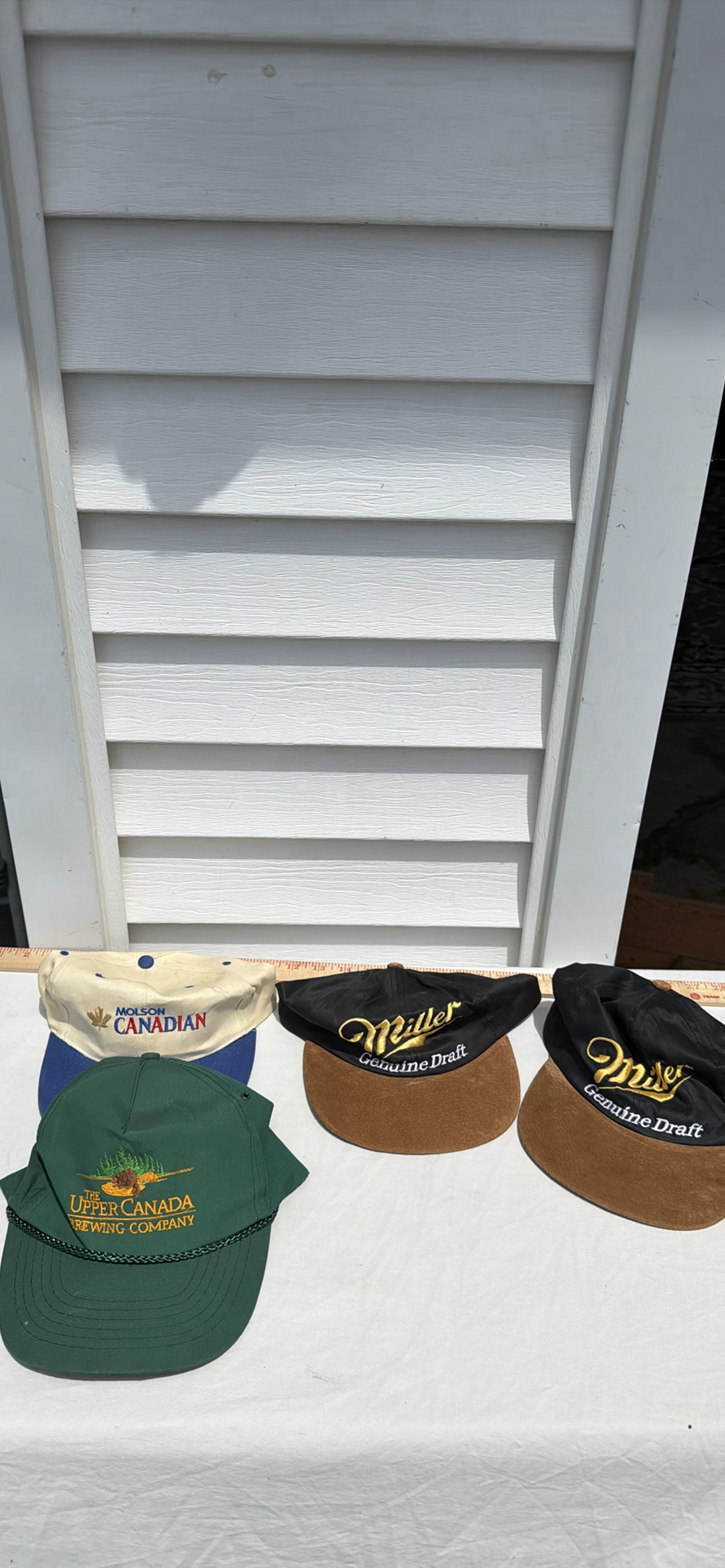 Four Brewery Branded Baseball Caps - Miller, Canadian, Upper Canada - image 2 of 7