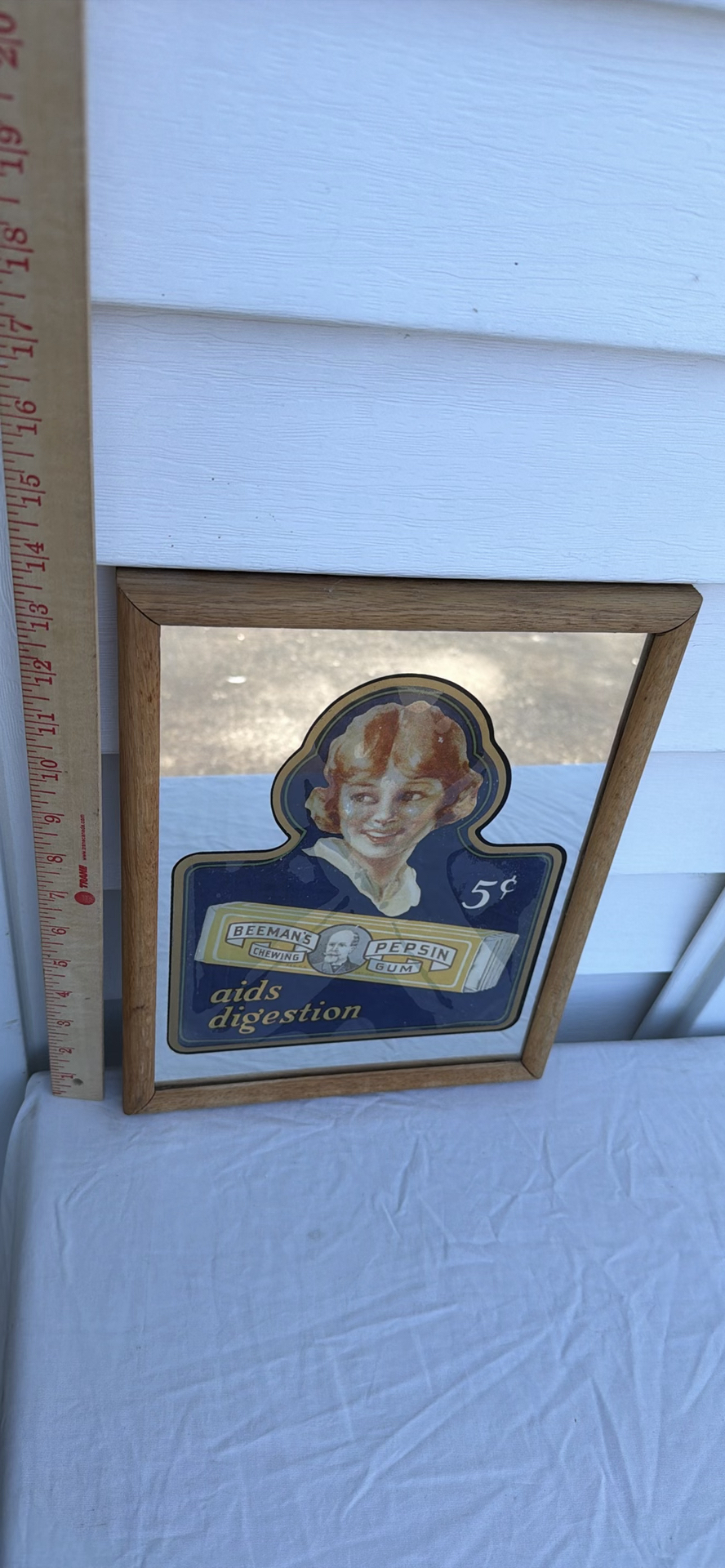 Vintage Framed Beeman’s Pepsin Gum Advertisement - image 2 of 3