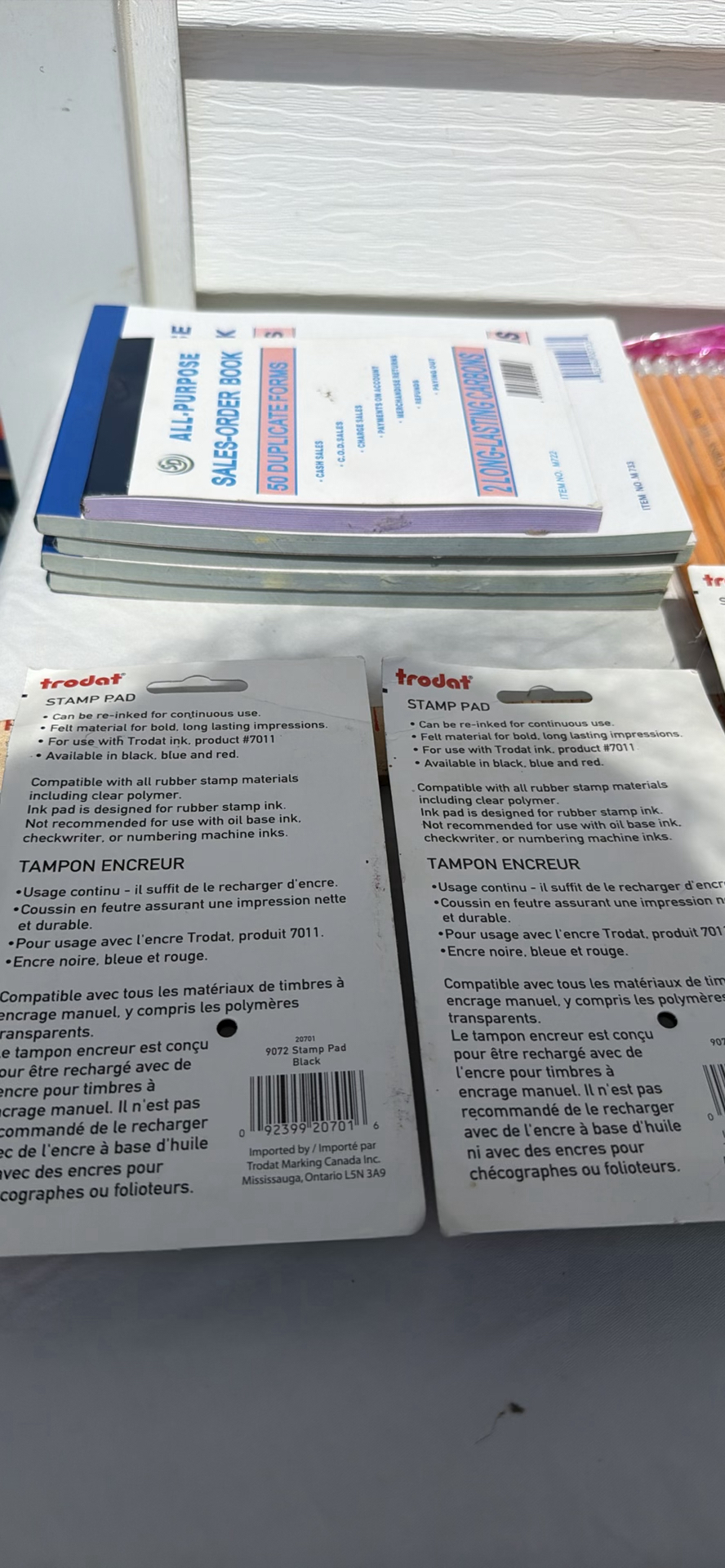 Office Forms, Pencils, Stamp Pads, and Erasers - image 11 of 12