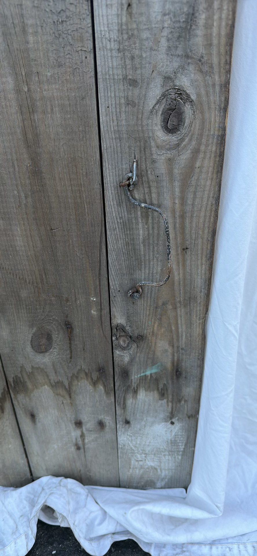 Antique Wooden Z Frame Barn-Style Door Panel - image 12 of 14