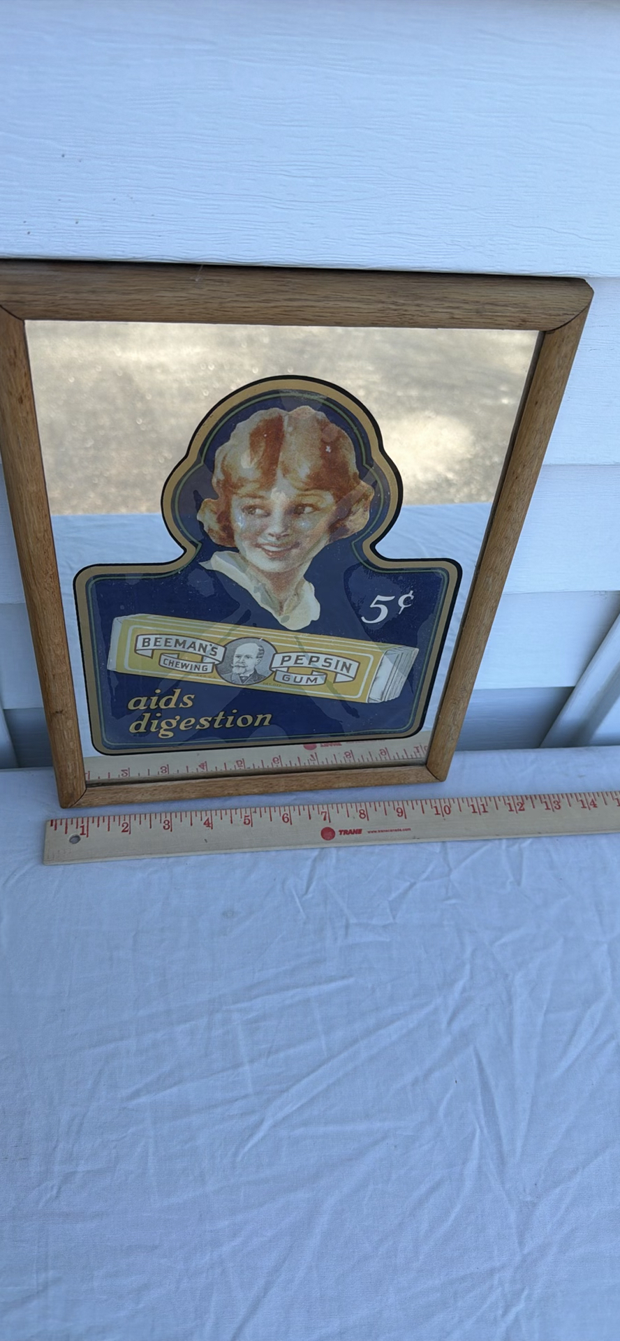 Vintage Framed Beeman’s Pepsin Gum Advertisement - image 1 of 3