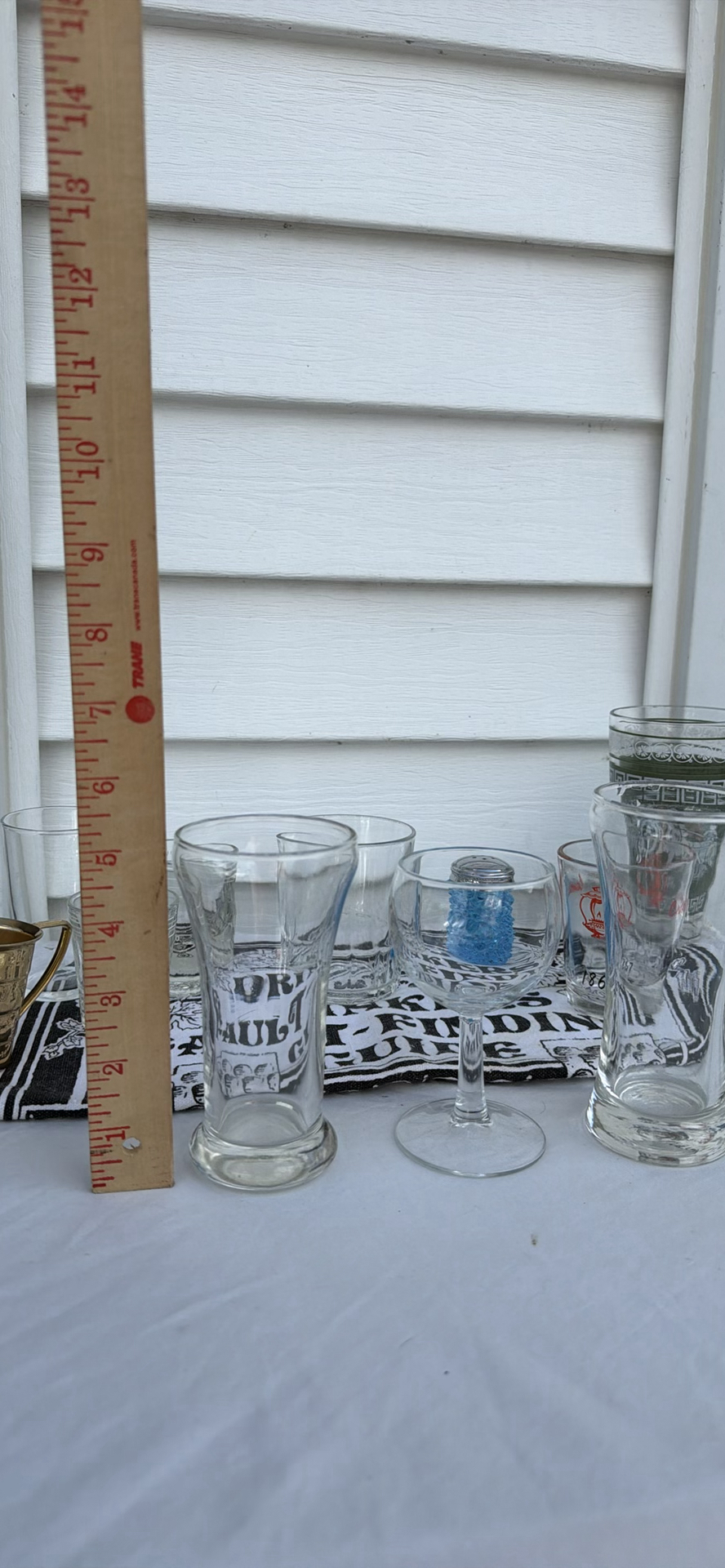 Assorted Drinking Glassware with Bar Towel and Accessories - image 3 of 35