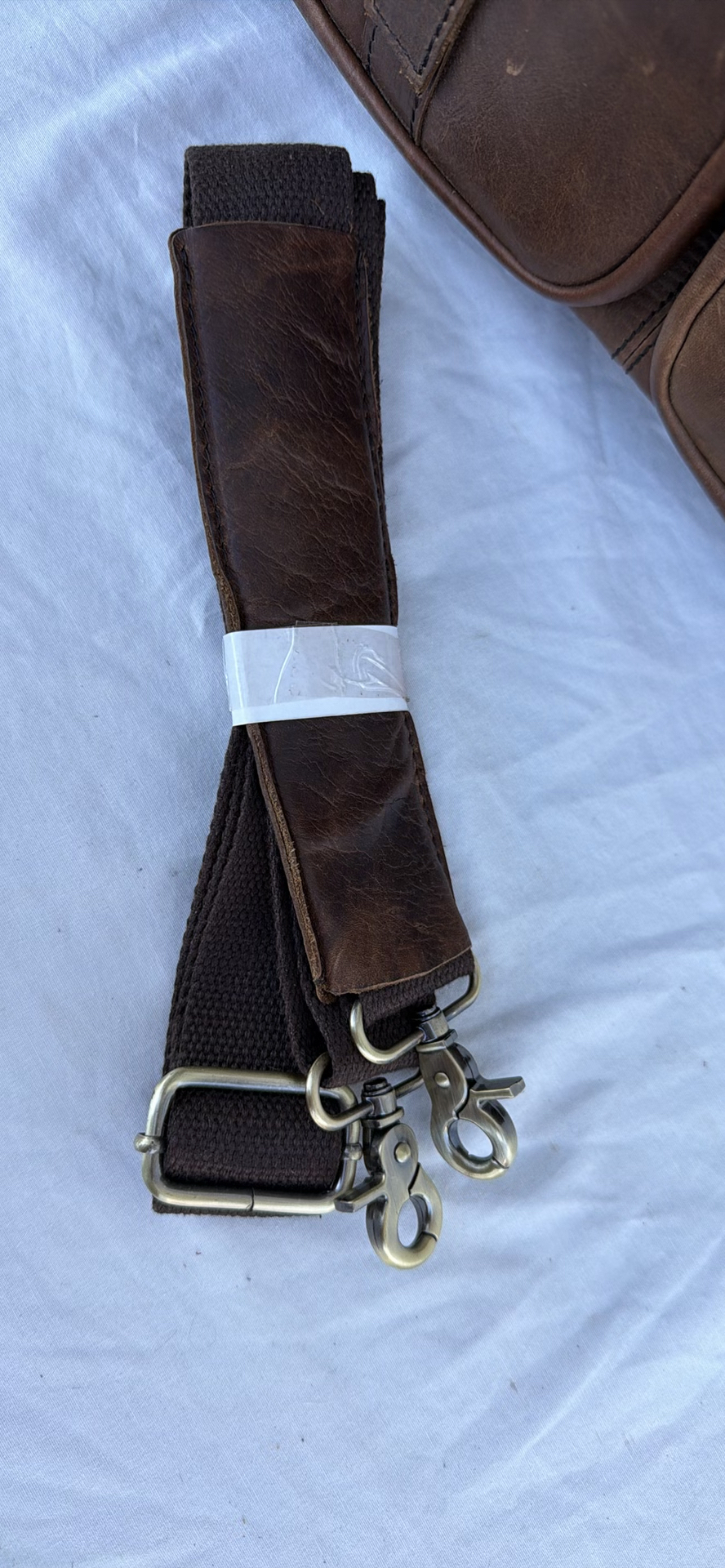 Brown Soft Leather Briefcase - image 13 of 16