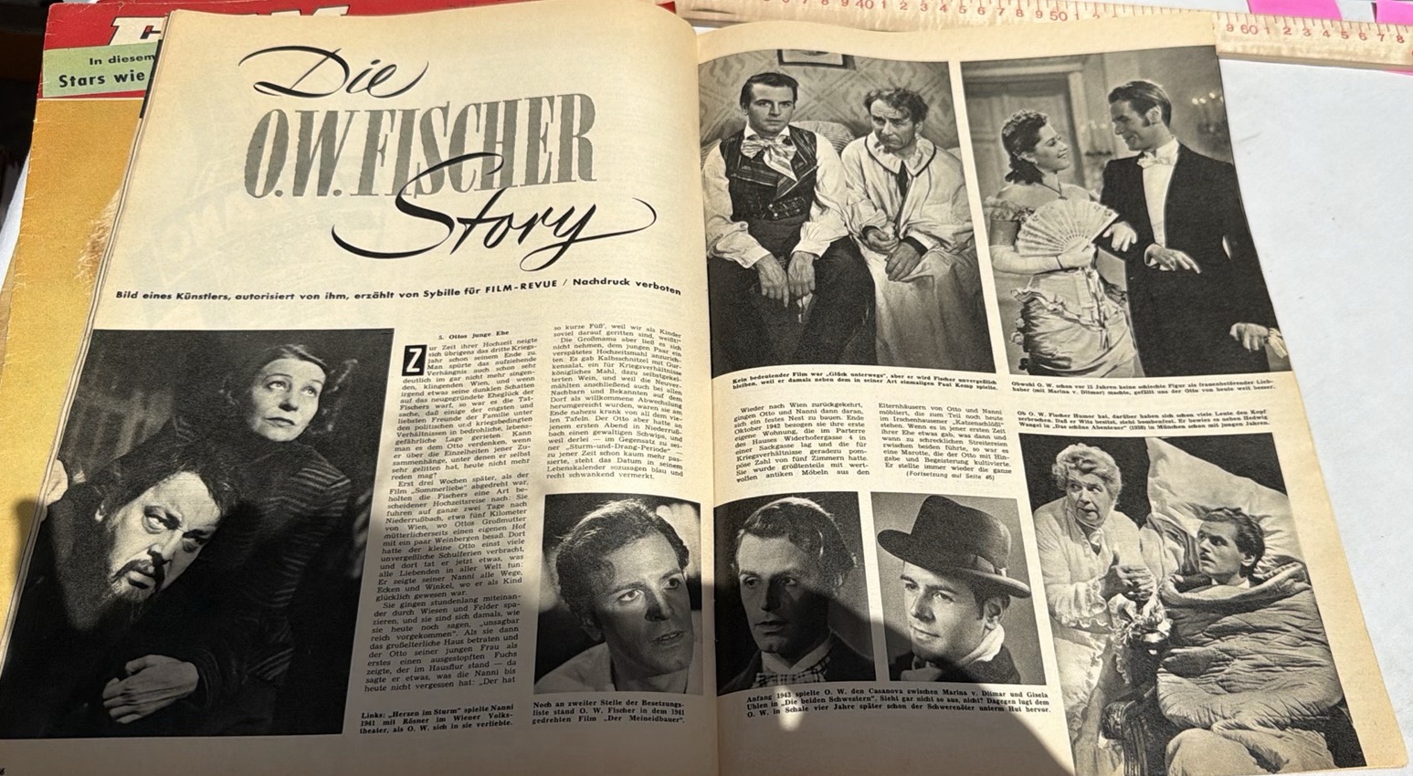 Vintage 1959 Film Revue German Magazines - Lot Of 4 - image 16 of 16