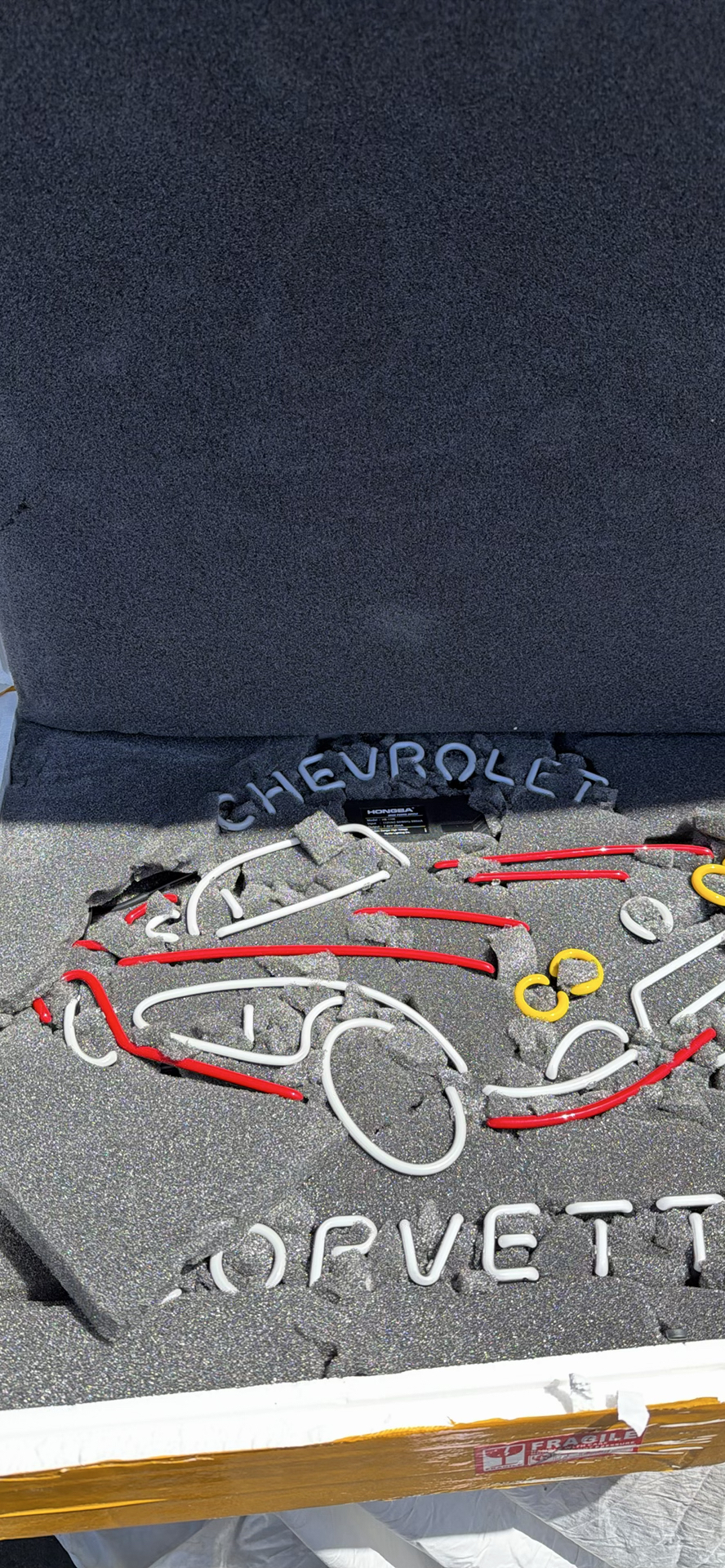 Retro Chevrolet Corvette Light Up Neon Sign - image 10 of 20
