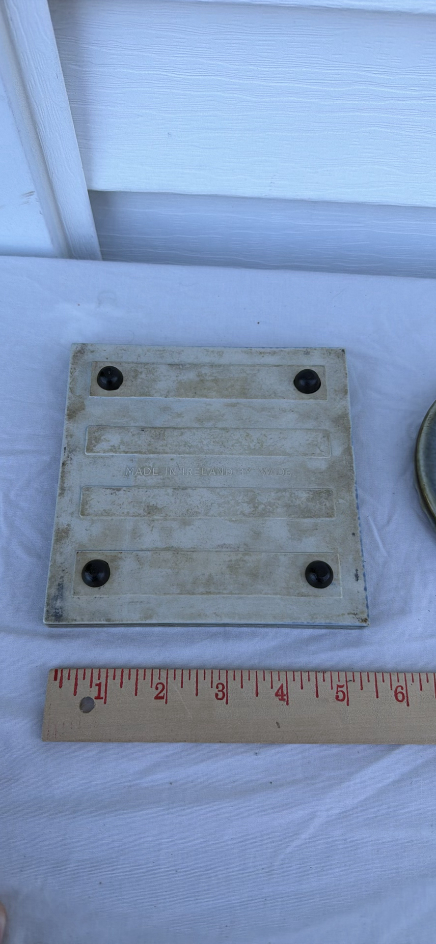 Vintage Wade Decorative Tile Trivet and Irish Porcelain Ashtray - image 5 of 8