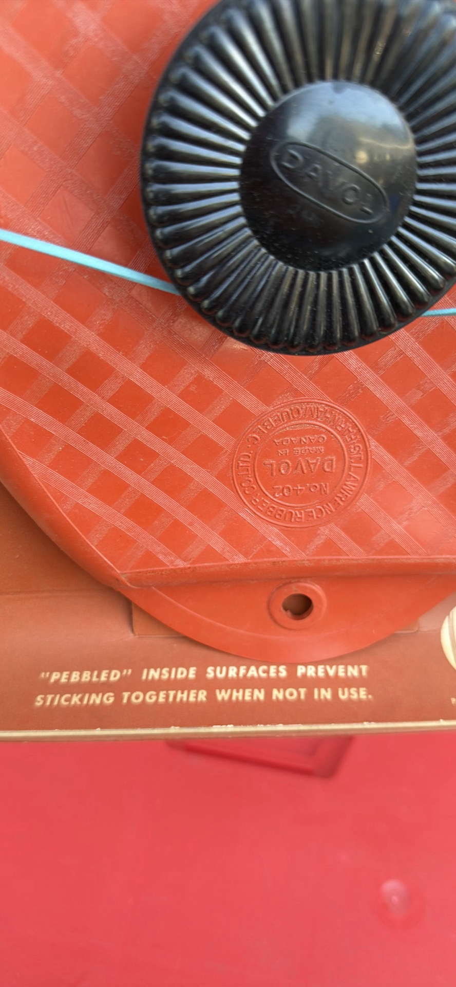 Plastic Storage Tote with Vintage Medical Tins and Rubber Ice Cap - image 9 of 17