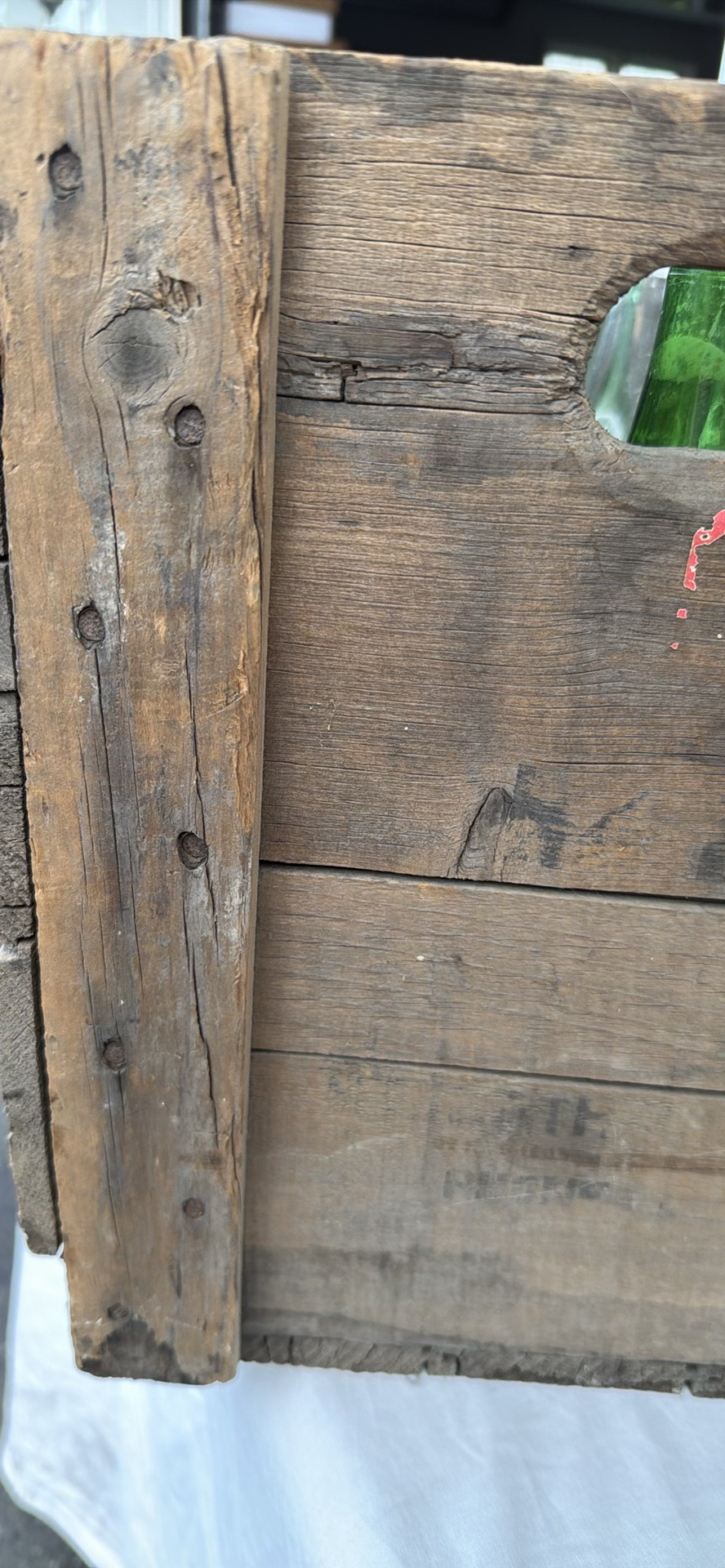 Vintage Wooden Soda Bottle Crate with Glass Soda Bottles MORAN St. Catharines - image 10 of 20