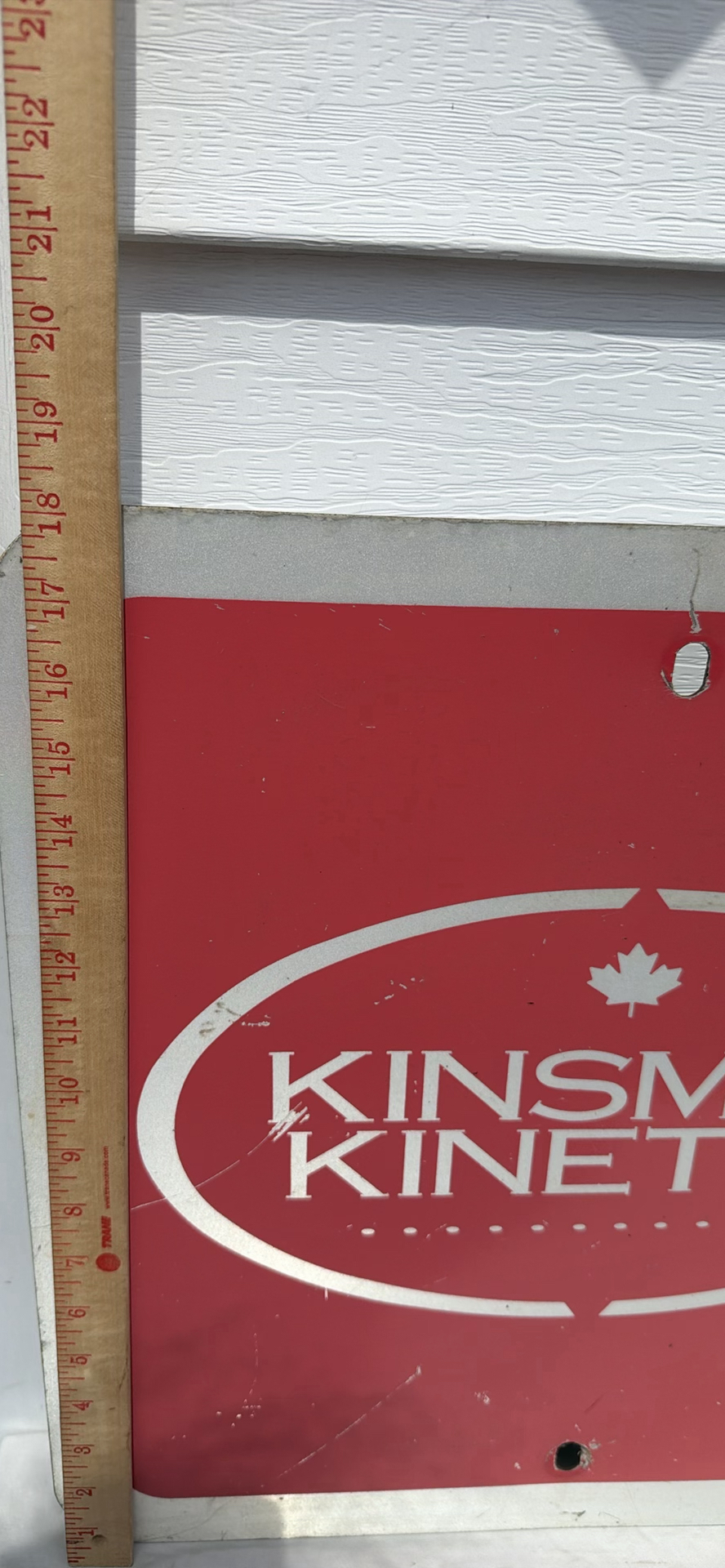 Kinsmen Kinette Metal Road Sign - image 3 of 8