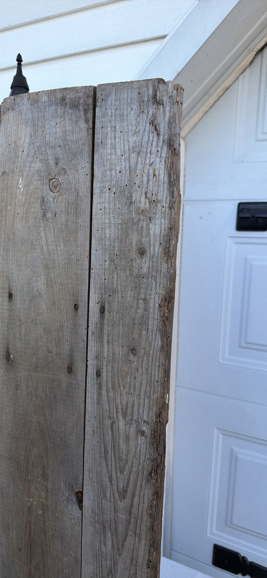 Antique Wooden Z Frame Barn-Style Door Panel - image 13 of 14