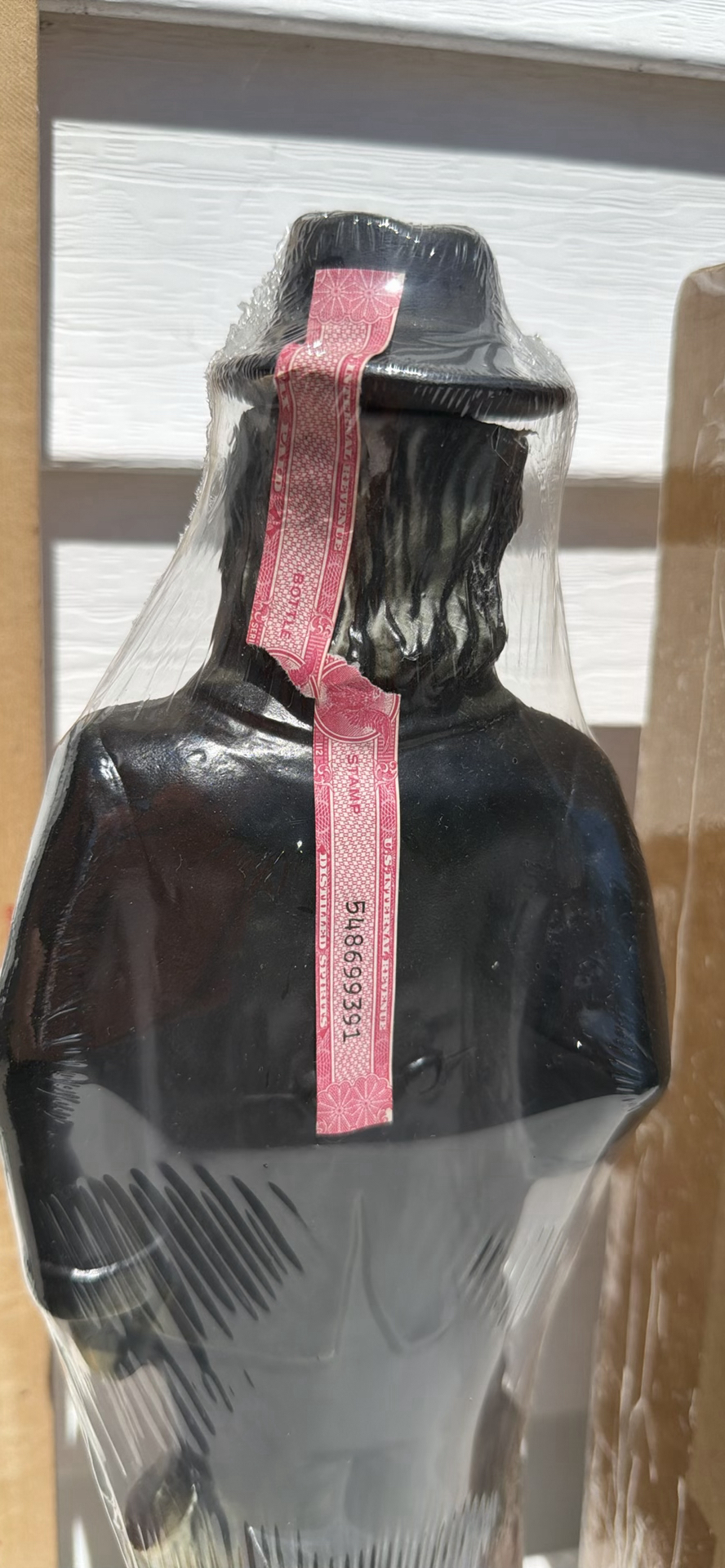 Vintage 1970s Devil Anse Hatfield Jim Beam Bourbon Figurine Bottle with Box - image 5 of 10