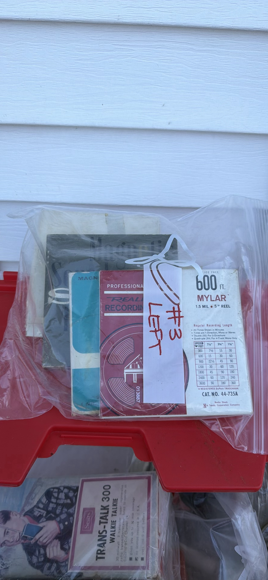 TOTE LOT Incl. Sears Trans-Talk 300 Walkie Talkie Set and Accessories - image 10 of 22