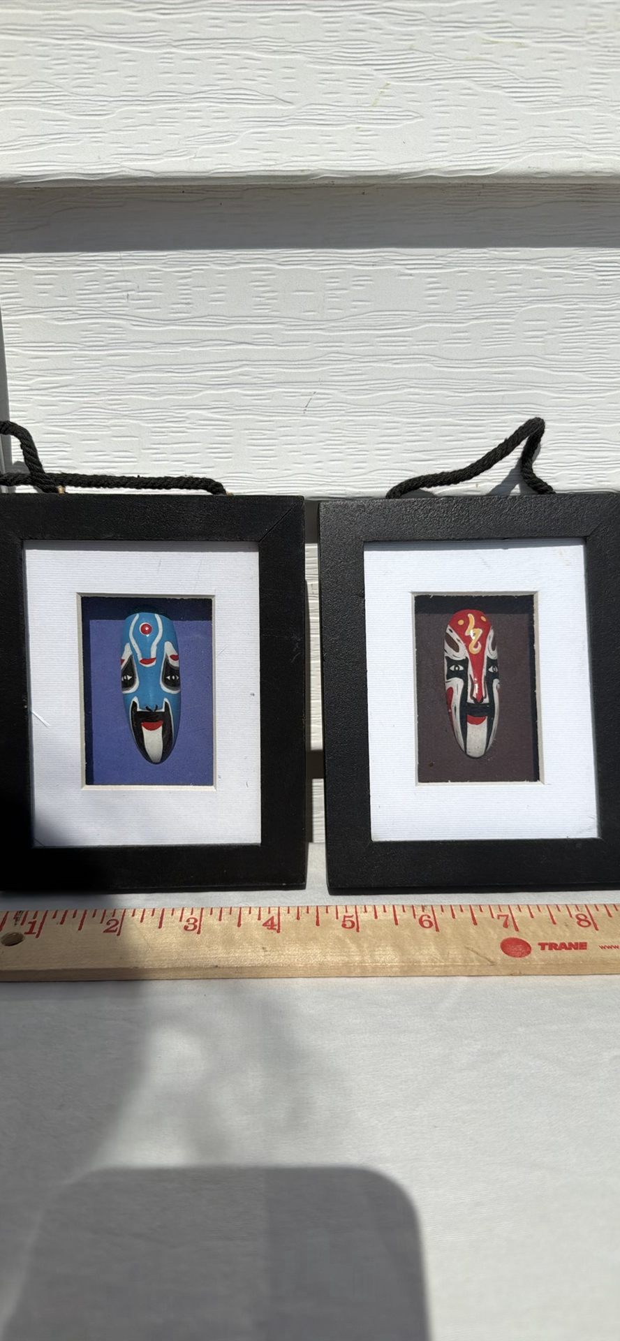 Set of Four Framed Mask Artwork Pieces - image 1 of 4