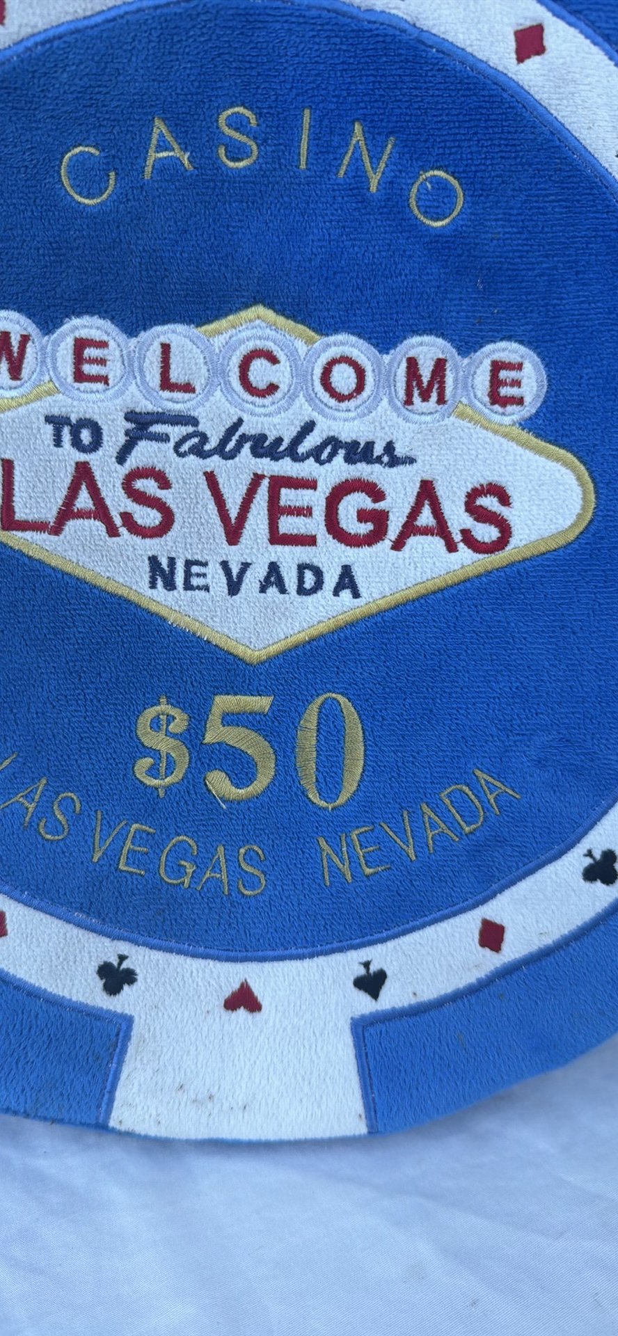 Las Vegas Casino Chip Pillow and Funko Pop James Bond Figure - image 1 of 10