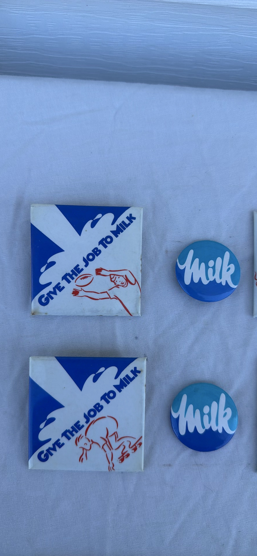 Assorted Milk Promotion Pins and Buttons (9) - image 2 of 5