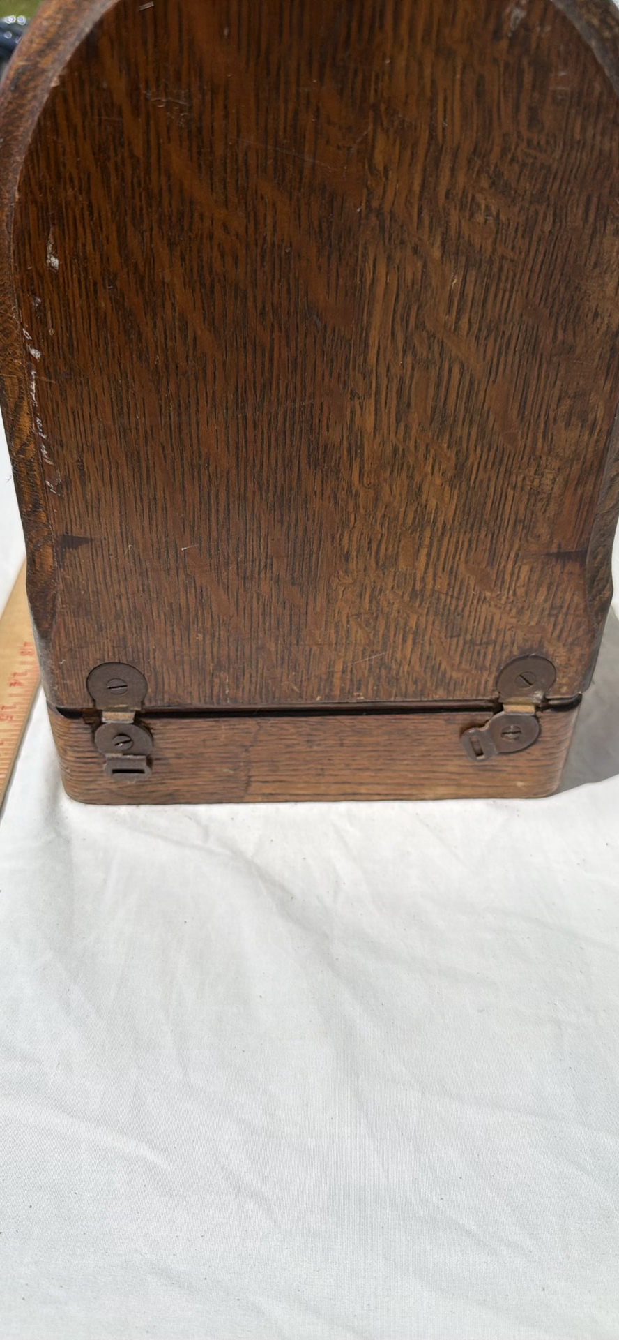 Antique Singer Sewing Machine with Bentwood Case - image 9 of 27