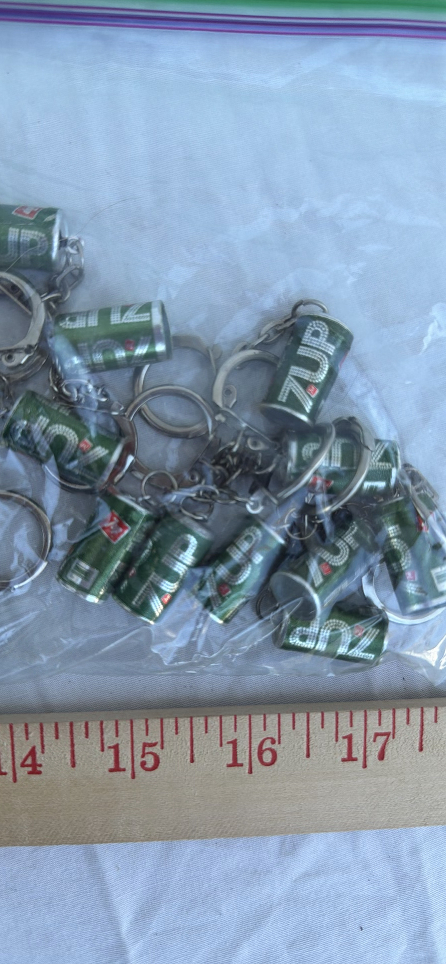 Assorted Miniature Soda Can Keychains - Pepsi, 7UP, Molson Canadian - image 6 of 6