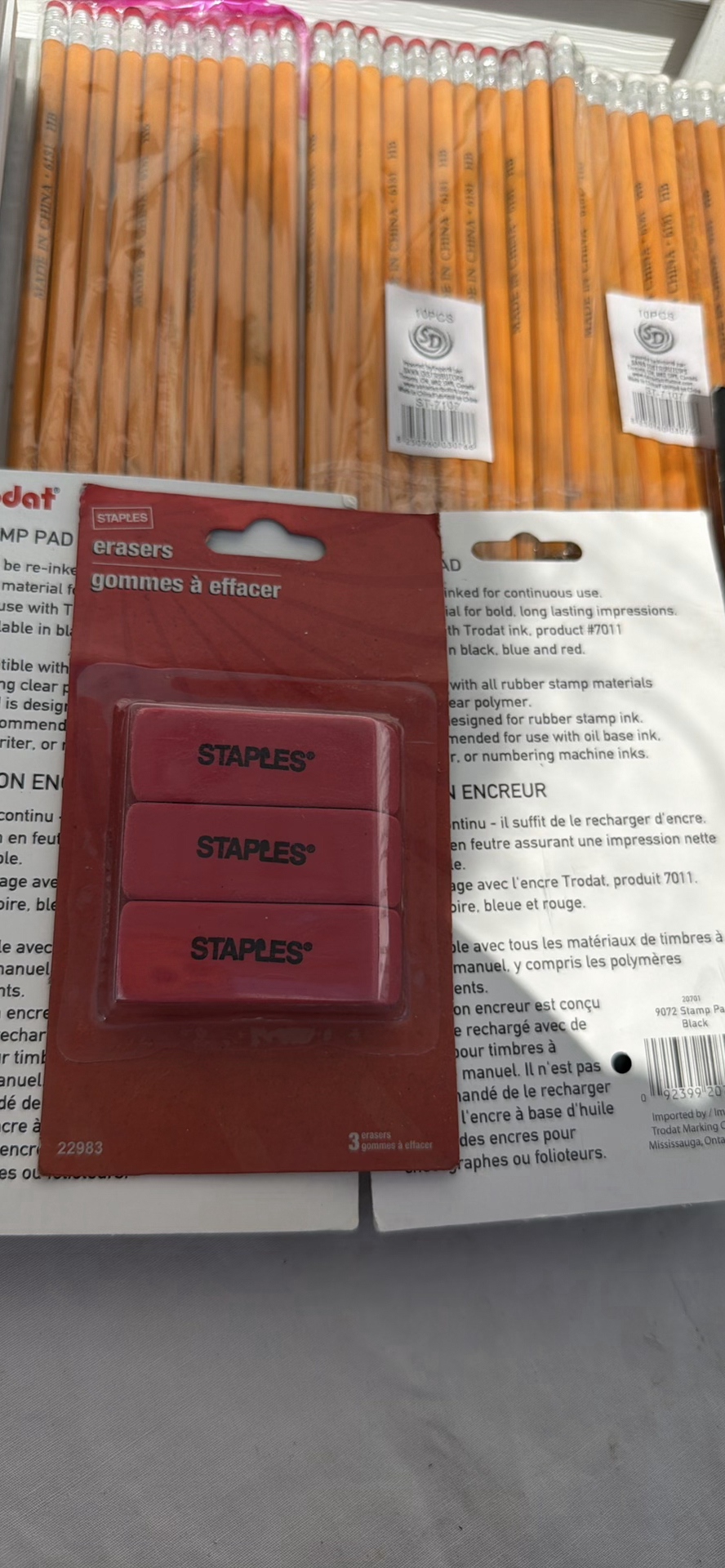 Office Forms, Pencils, Stamp Pads, and Erasers - image 10 of 12