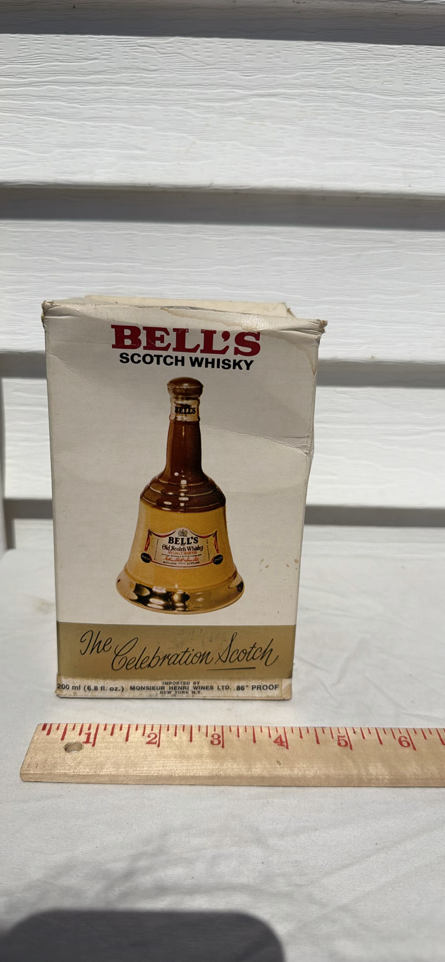 Bell's Blended Scotch Whisky Bell-Shaped Bottle with Box, WADE - image 4 of 10