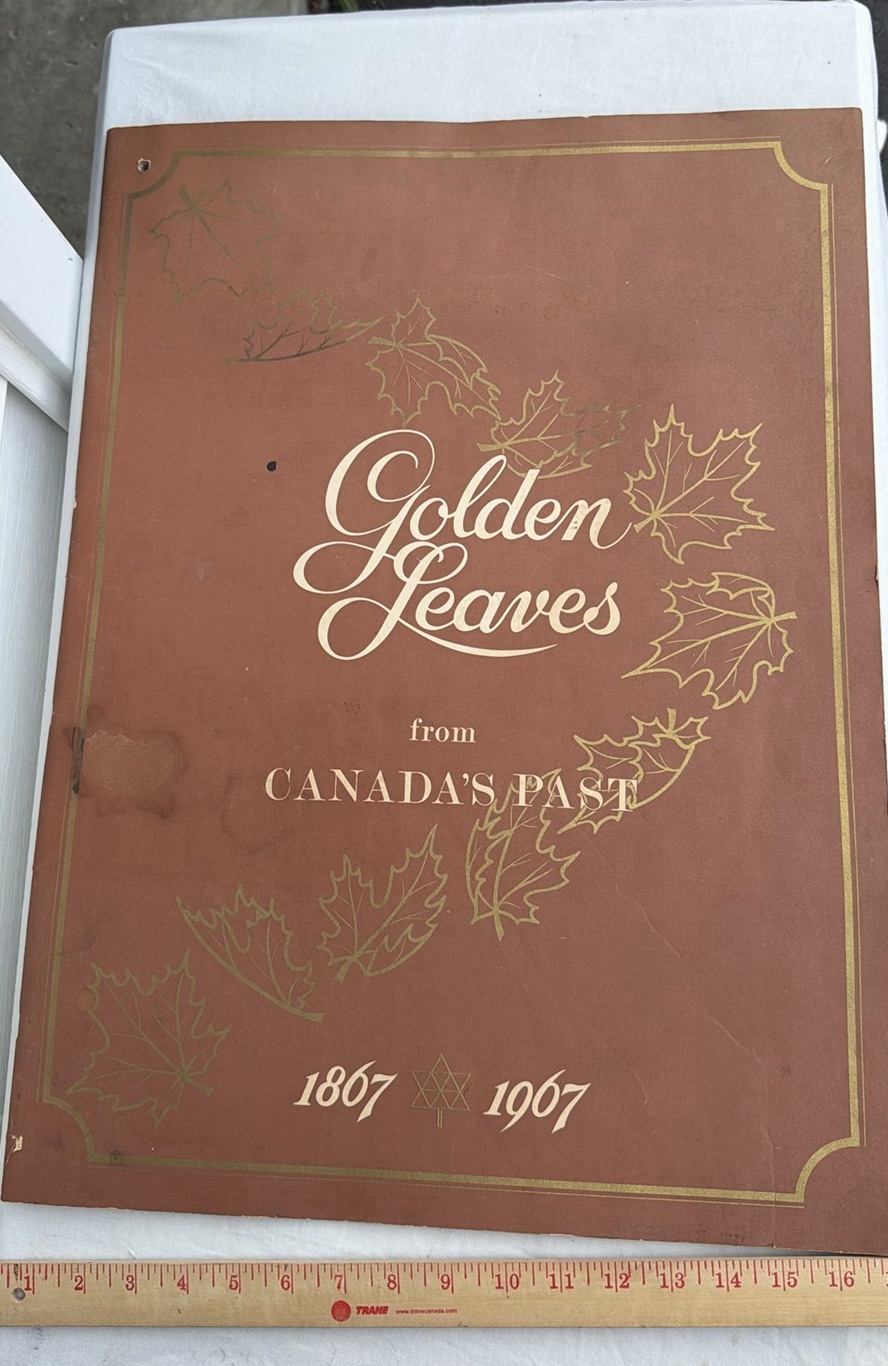 LARGE Golden Leaves from Canada’s Past 1867–1967 Book - image 14 of 14
