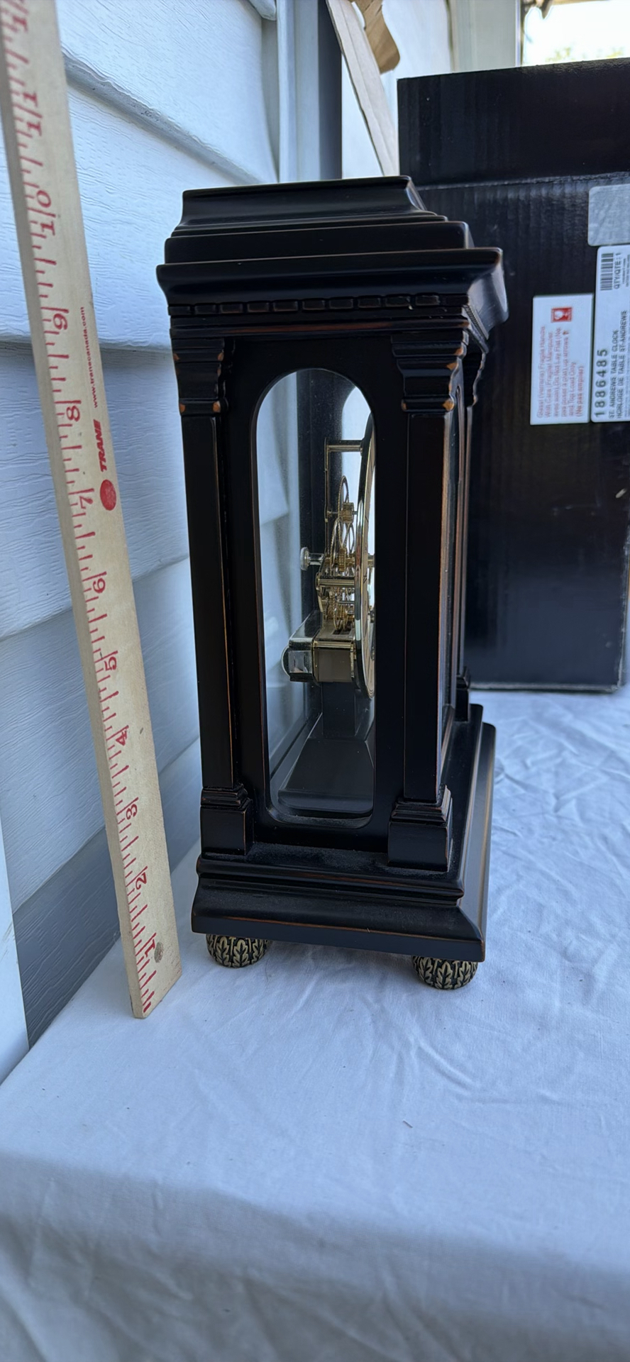 Bombay St. Andrews Table Clock with Original Box - image 7 of 13