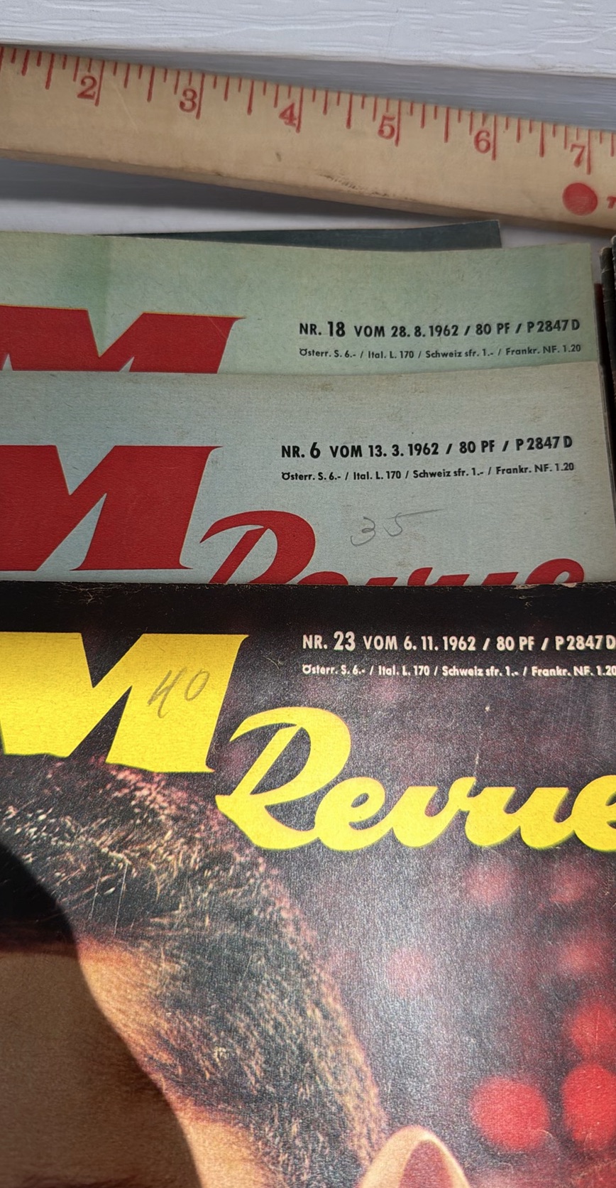 Vintage 1962 FILM Revue German Magazines - Lot Of 18 - image 4 of 12