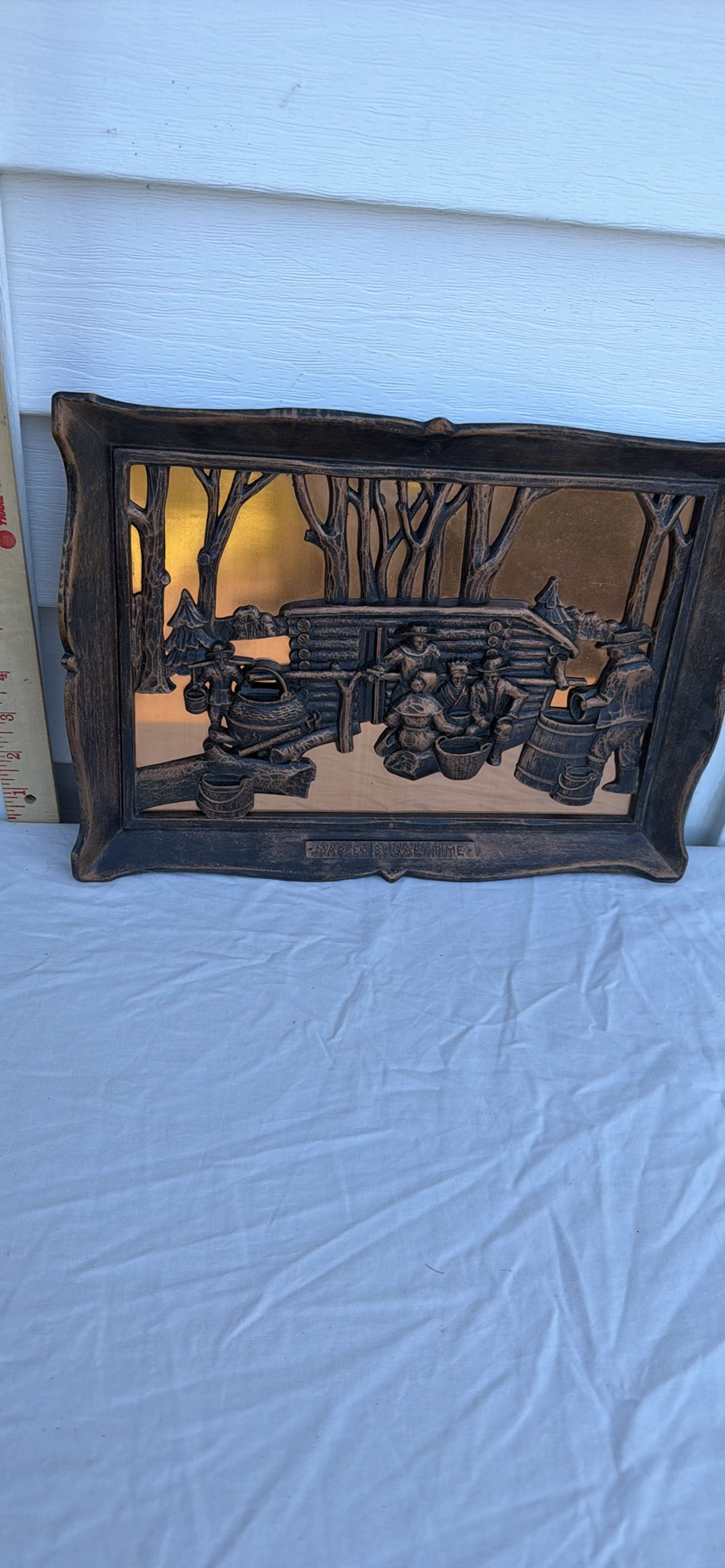 Coppercraft Guild Copper Wall Plaque "Maple Sugar Time" - image 3 of 6