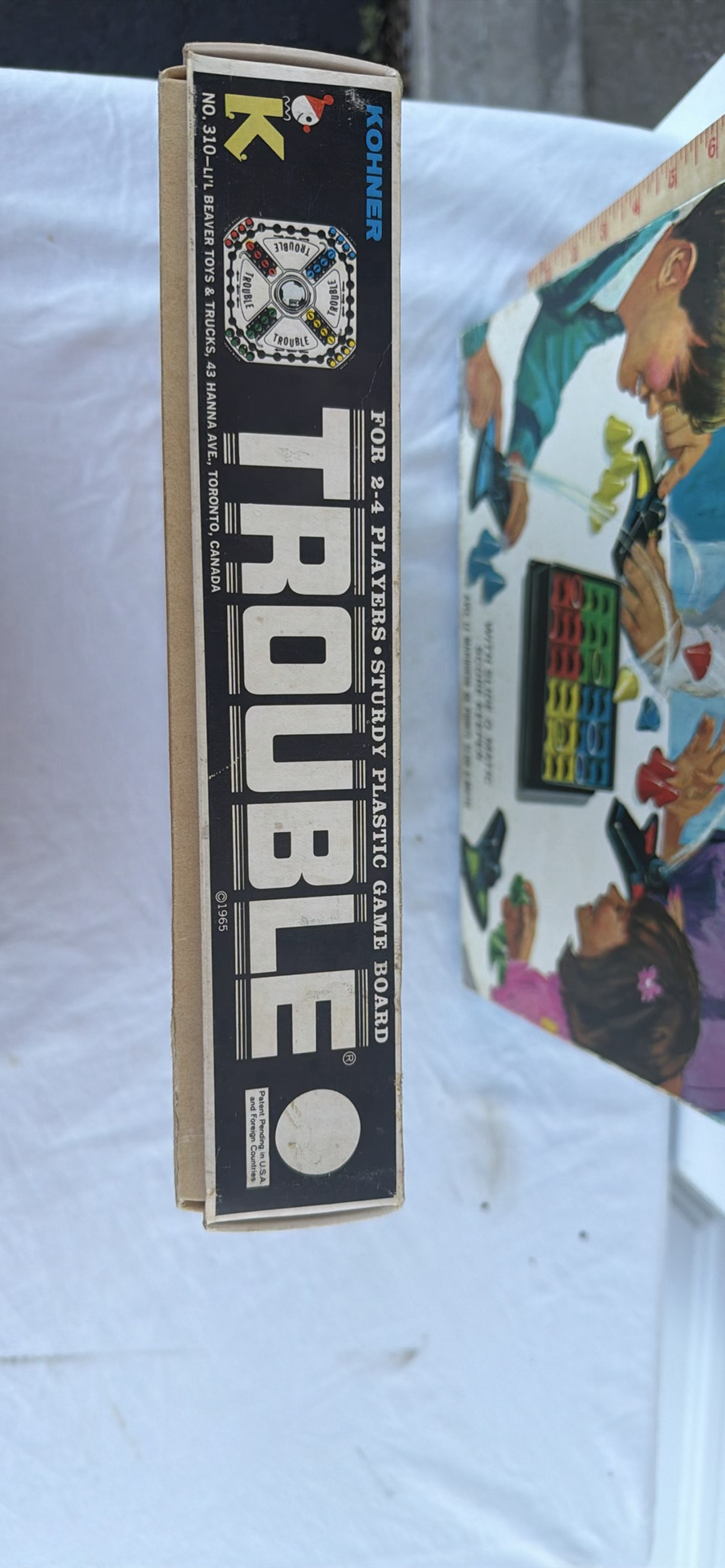 Vintage 1960s Kohner Hats Off and Trouble Board Games - image 6 of 20