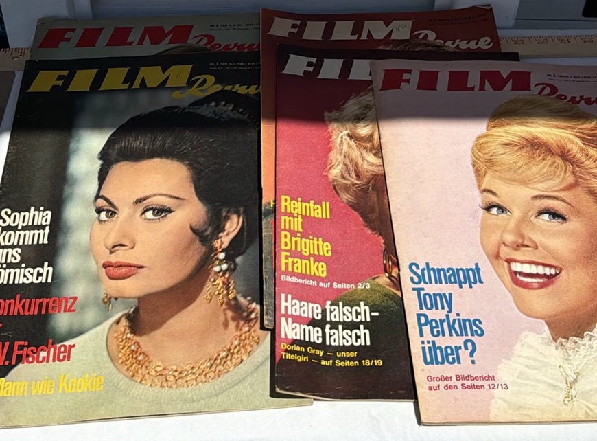 Vintage 1963 FILM Revue German Magazines - Lot Of 18 - image 1 of 11
