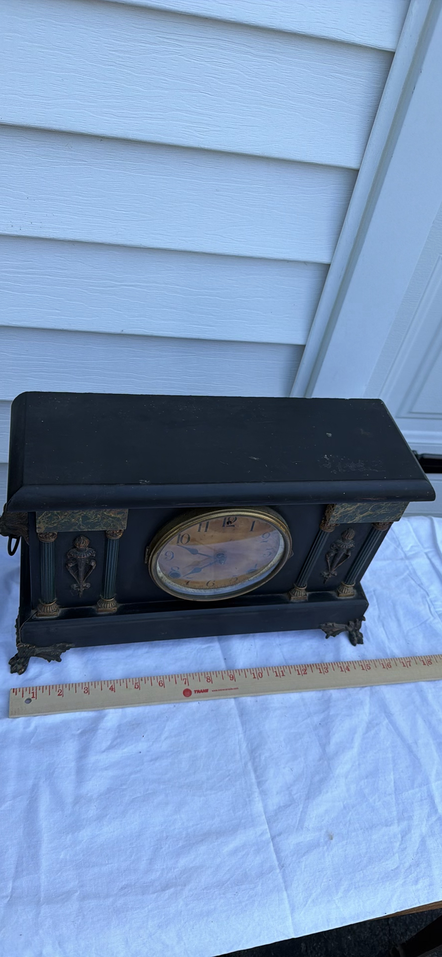 Sessions Clocks Ornate Mantel Clock - image 10 of 11