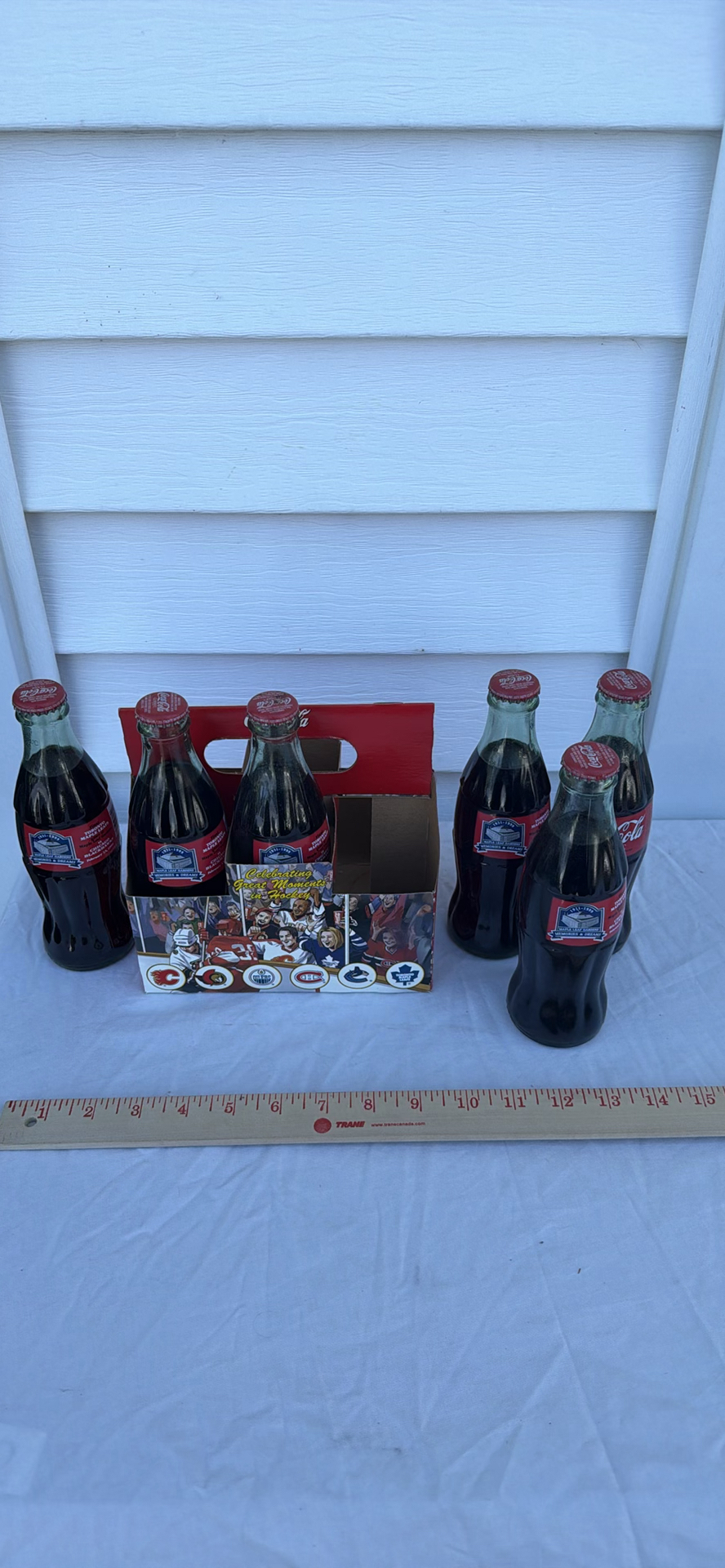 Coca-Cola Classic Hockey-Themed Six-Pack Glass Bottles - Maple Leafs Gardens - image 7 of 7