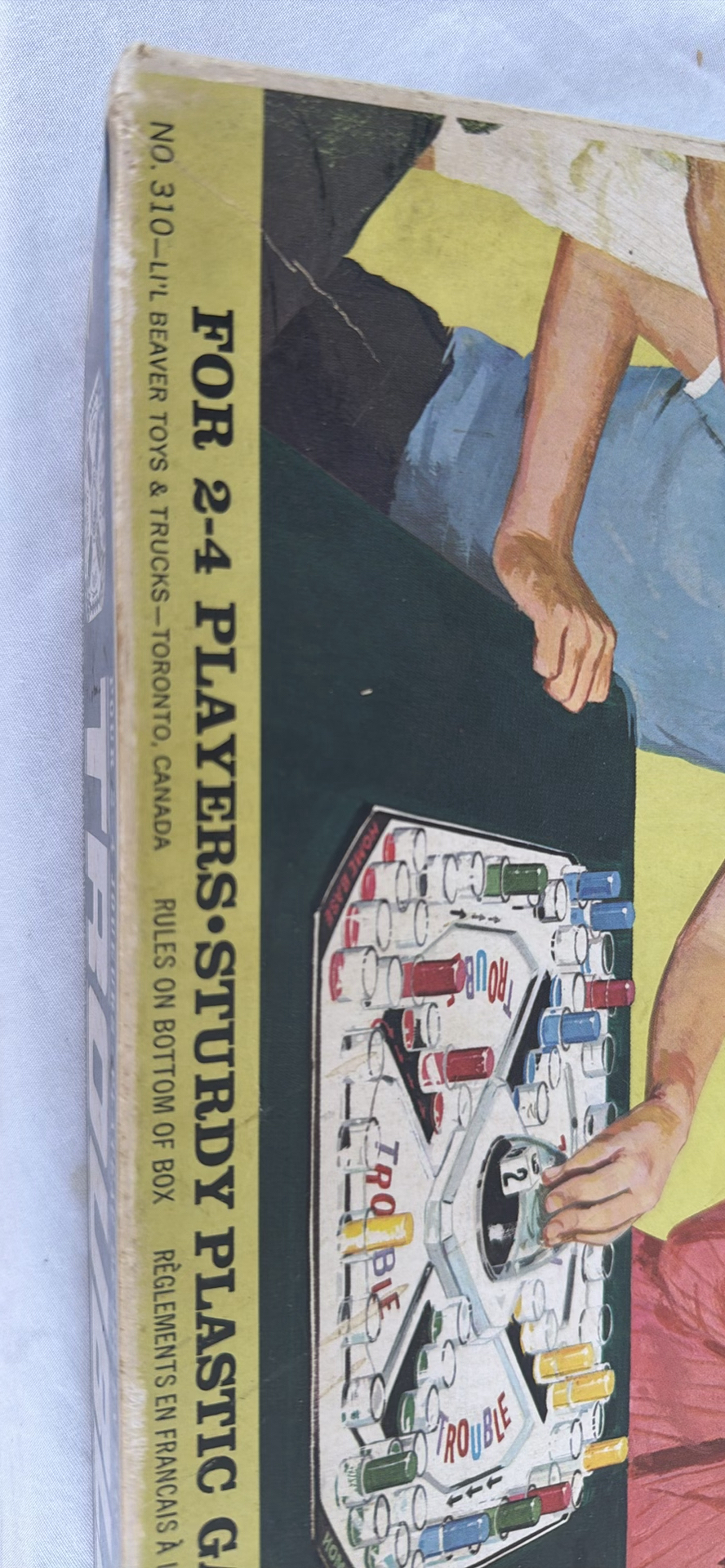 Vintage 1960s Kohner Hats Off and Trouble Board Games - image 4 of 20