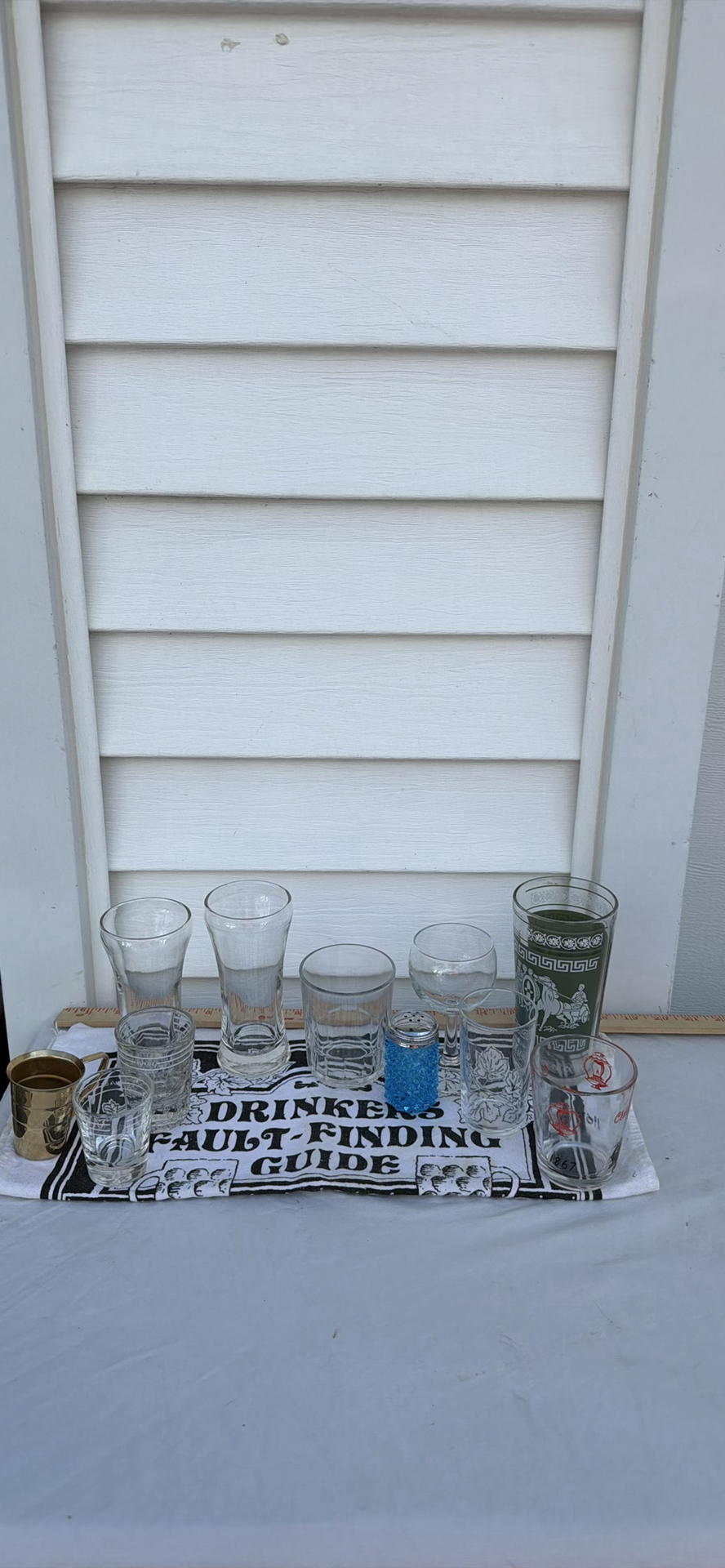 Assorted Drinking Glassware with Bar Towel and Accessories - image 2 of 35