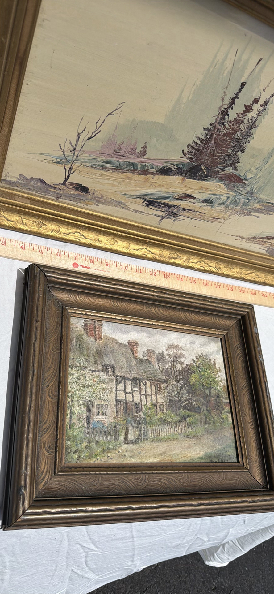 Two Vintage Framed Landscape Paintings - image 2 of 3