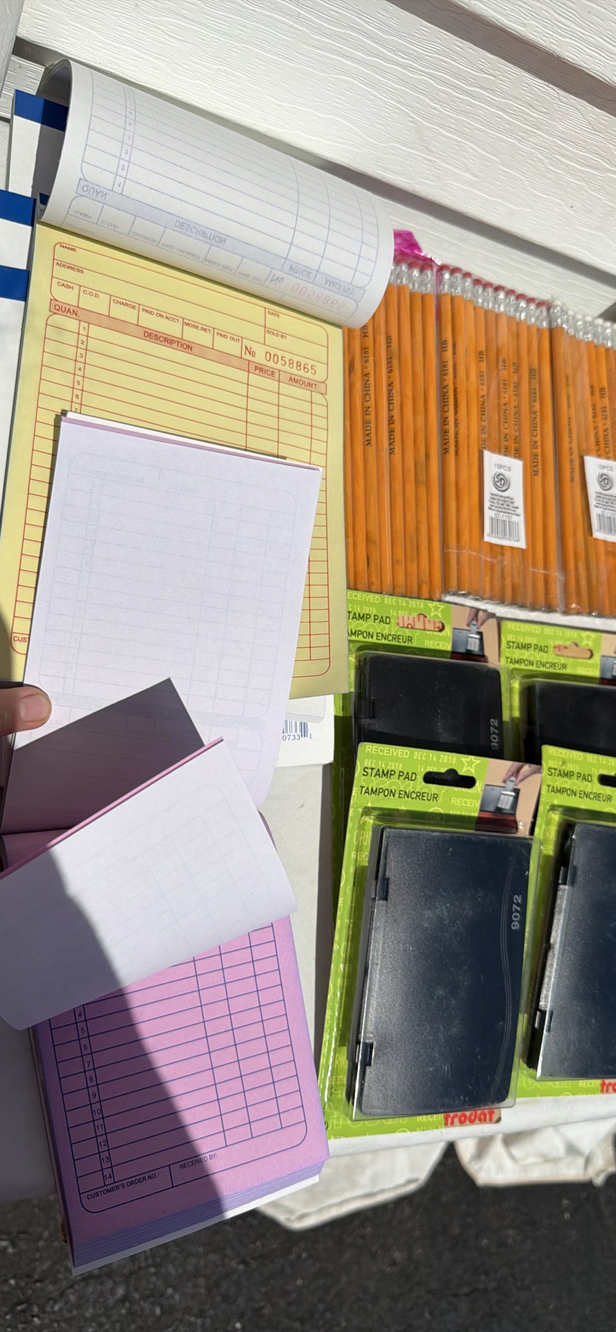 Office Forms, Pencils, Stamp Pads, and Erasers - image 5 of 12