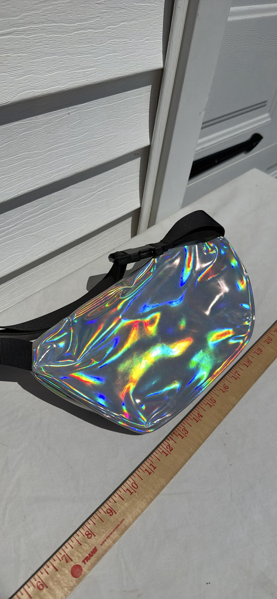 Holographic Waist Bag with Adjustable Strap - image 2 of 7