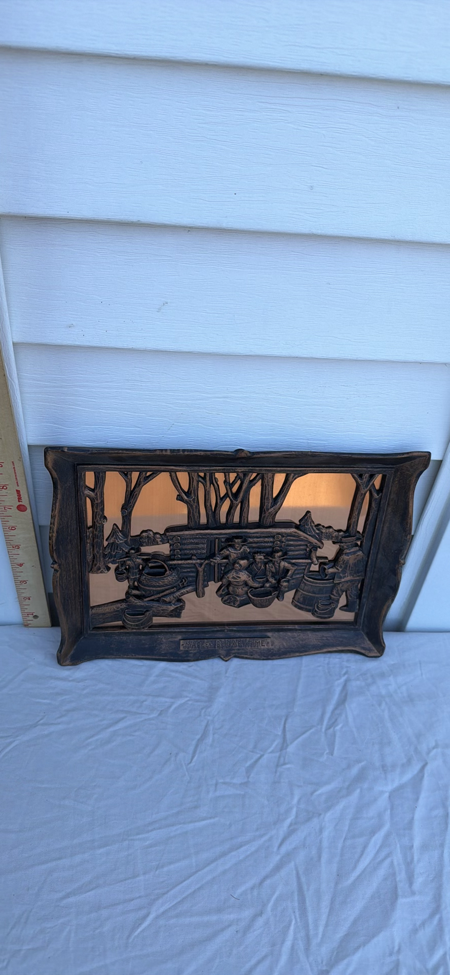 Coppercraft Guild Copper Wall Plaque "Maple Sugar Time" - image 2 of 6