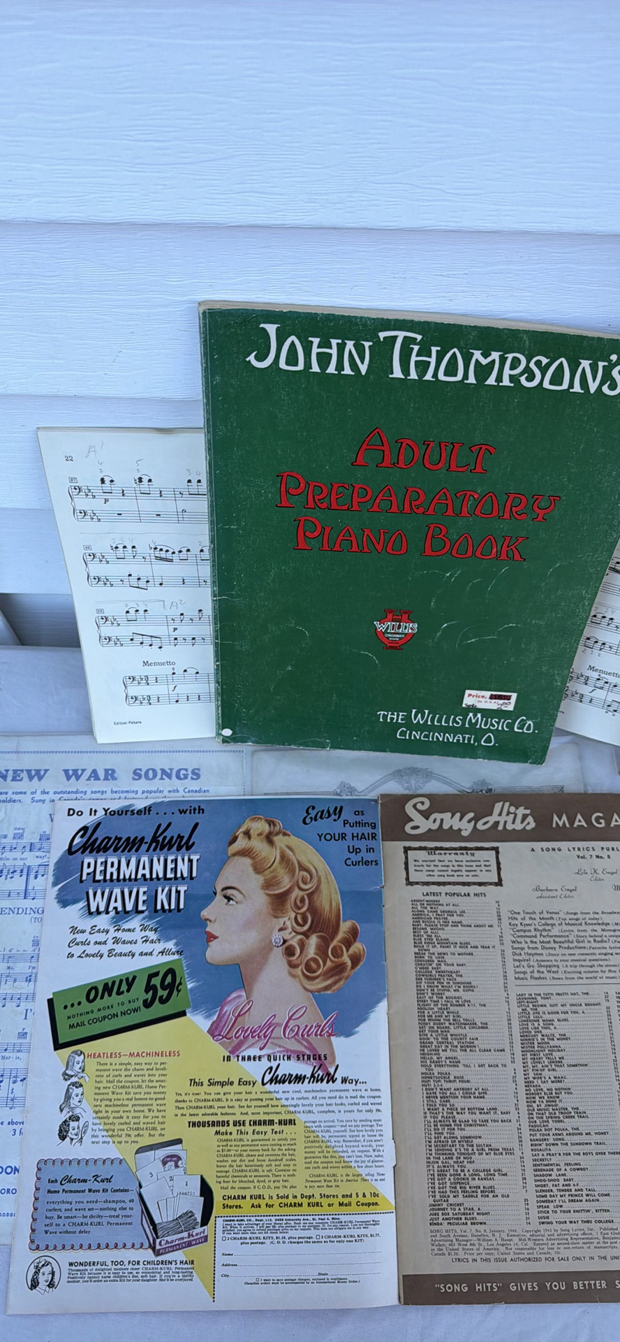 Vintage Sheet Music and Music Publications Collection - image 5 of 15