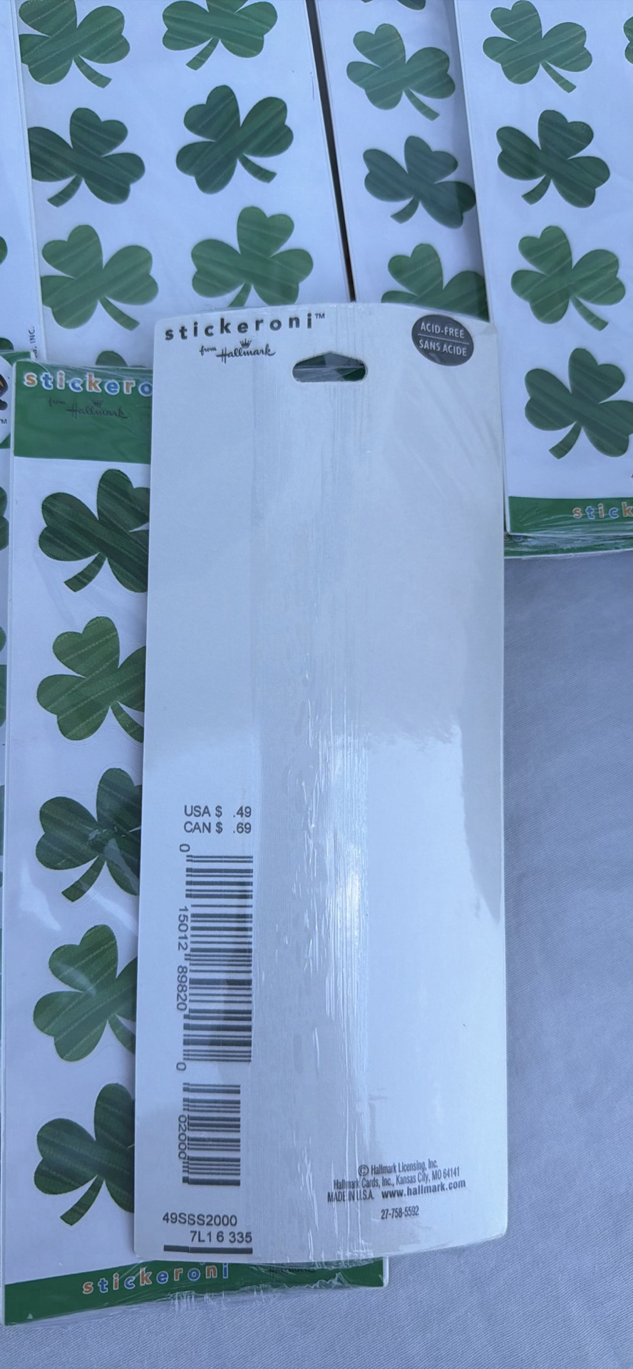 St. Patrick’s Day Leprechaun Decorations, Shamrock Lace Doilies, Shamrock Stickers, and Green Hats - image 6 of 11